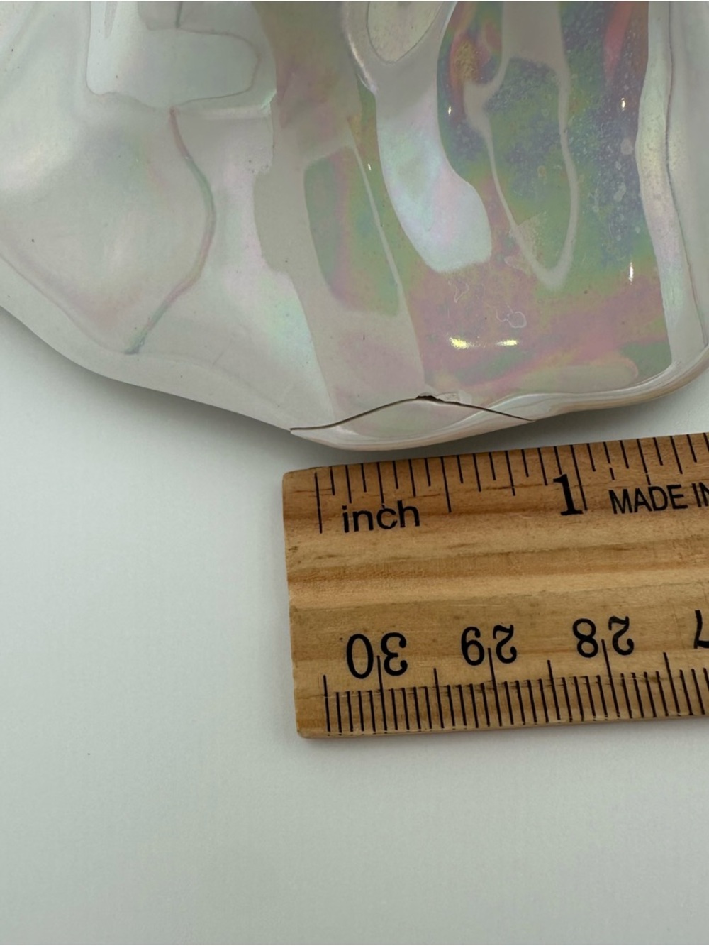 Bath & Body Works Iridescent Ghost 3-Wick Candle Holder Halloween 2024 - CHIPPED - Picture 12 of 12